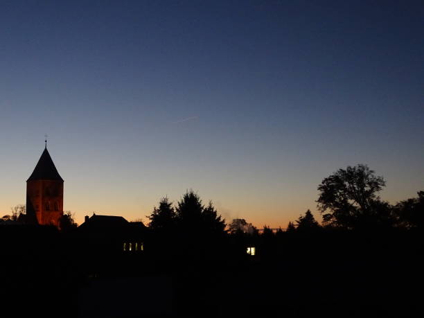 istock Diesdorf church in the morning 2184203790