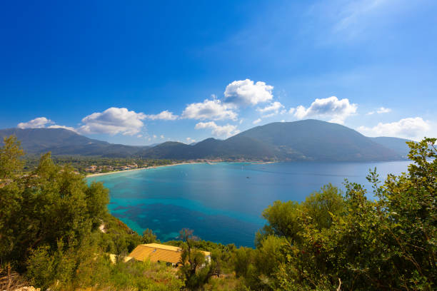 istock Summer landscape overlooking the bay and Marina 2184204764