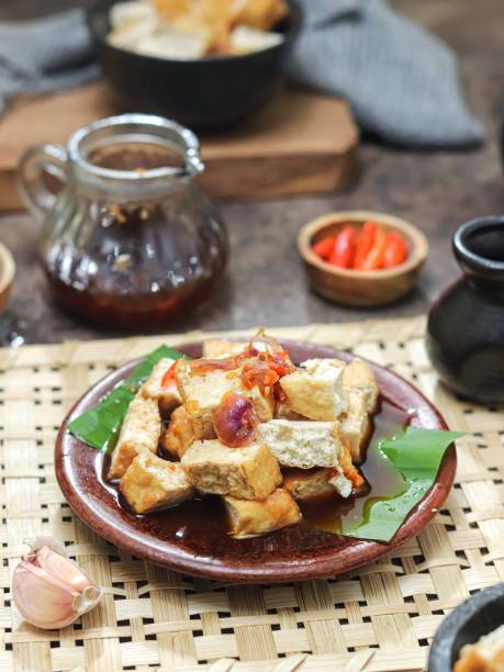 istock Tahu Gejrot is a spicy tofu from Indonesia 2184207374