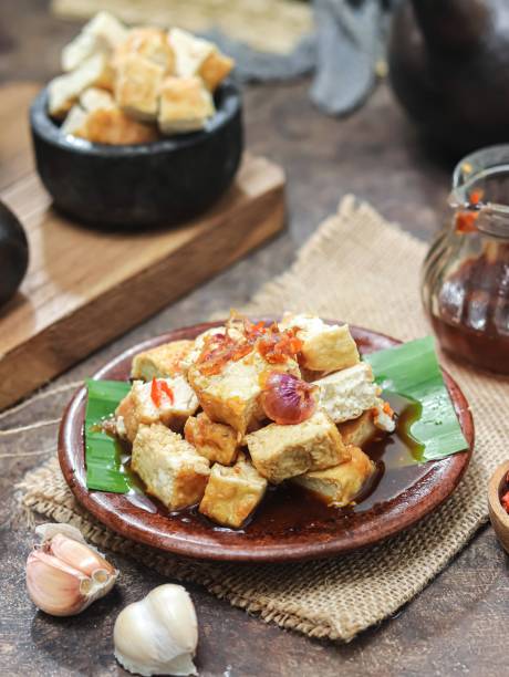 istock Tahu Gejrot is a spicy tofu from Indonesia 2184207410