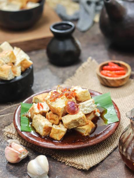 istock Tahu Gejrot is a spicy tofu from Indonesia 2184207923