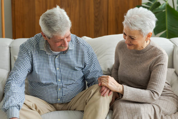 istock Senior couple at home 2184210720