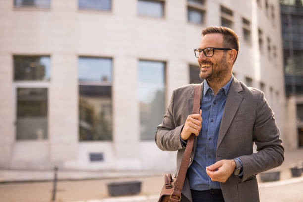 istock Businessman on his way to work 2184210788