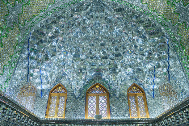 istock Ali Ibn Hamza Mausoleum, there exists a stunning ceiling constructed from glass 2184213060