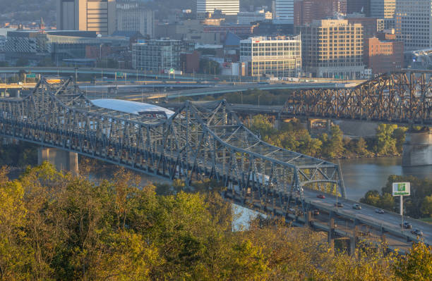 istock Morning at the Brent Spence Bridge, Cincinnati, Ohio 2184215265
