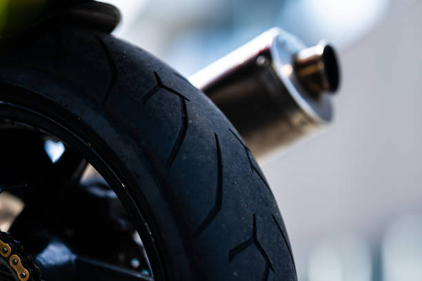 istock Rear wheel of a fast motorcycle.. 2184217464