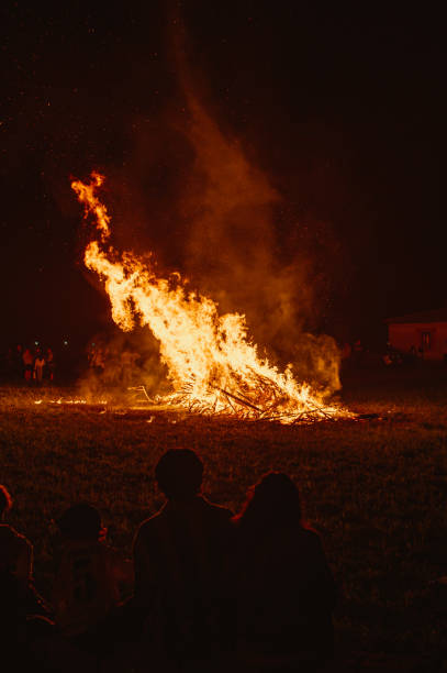 istock People at a summer bonfire during St. John's Eve. 2184217794