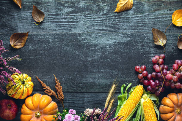 istock Thanksgiving greeting card or leaflet mockup 2184218010