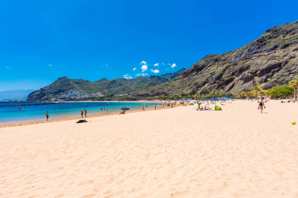 istock Playa de Las Teresitas beach, Tenerife, Spain, Canary Islands 2184222736