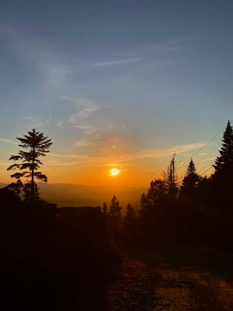 istock Warm Sunset on top of a Gorgeous Mountain 2184222850