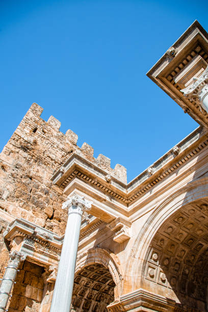 istock Hadrian's Gate - Ancient Roman Architecture in Antalya, Turkey 2184222957