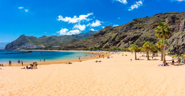 istock Playa de Las Teresitas beach, Tenerife, Spain, Canary Islands 2184222979