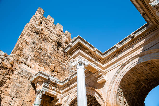 istock Hadrian's Gate - Ancient Roman Architecture in Antalya, Turkey 2184223003