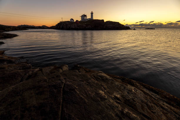 Nubble Lighthouse in York, Maine, USA