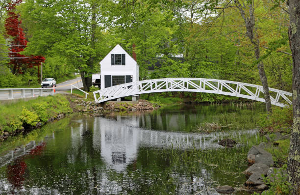 istock Scenery with Somesville Bridge 2184224773