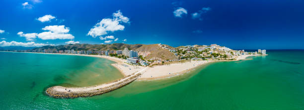 istock Cap Blanc Beach, Faro de Cullera, Spain 2184225238