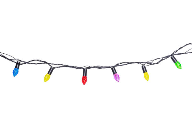 istock String of christmas lights isolated on white background With clipping path 2184229546