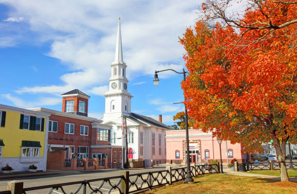 istock Autumn in Foxborough, Massachusetts 2184236027