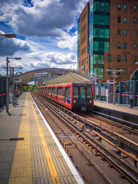 istock The subway enters the station. 2184240168