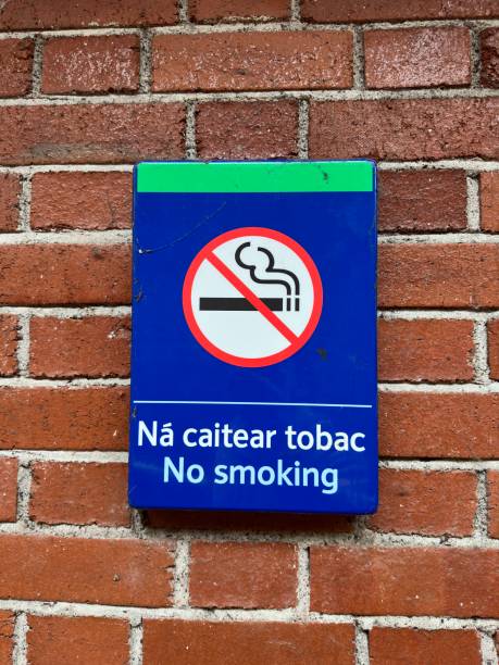 istock No smoking sign in Irish 2184248562