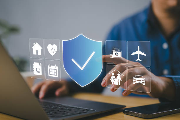 istock insurance online concept with icons 2184249821