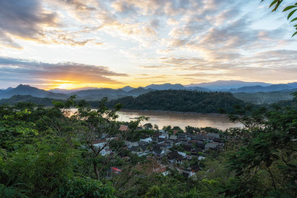 istock Mekong River Sunset from Phousi Hill 2184251502