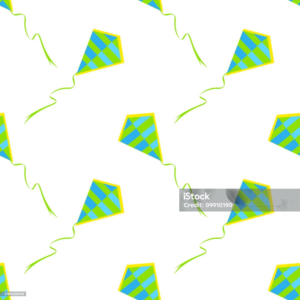 Repeat Pattern On Flying Flying Seamless Pattern Colored Vector Of Repeat Sankranti Stock ...