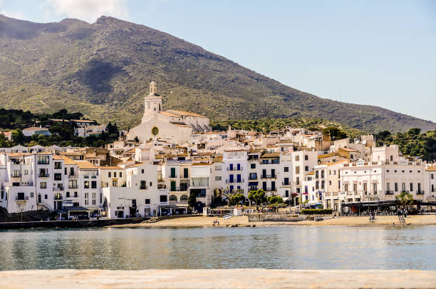 istock A town with a church and a mountain in the background 2184260596