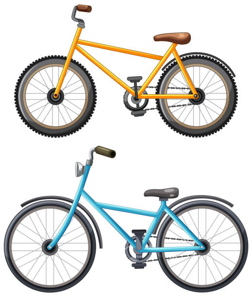 istock Two bicycles with animal-themed designs and colors 2184270508
