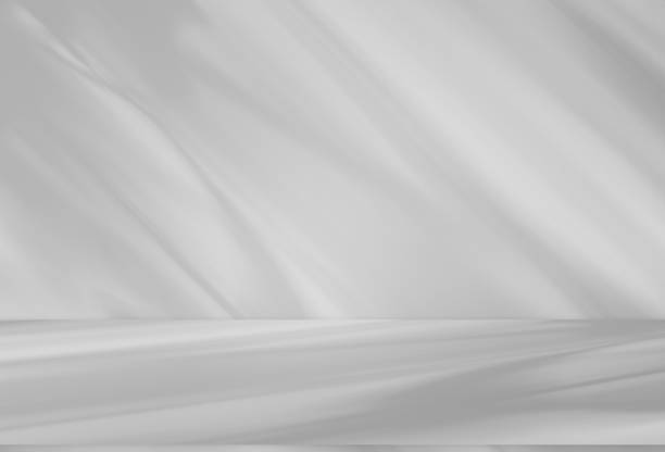 istock Wall interior background, studio and backdrops show products.with shadow from window color white . background for text insertion and presentation product 2184271543