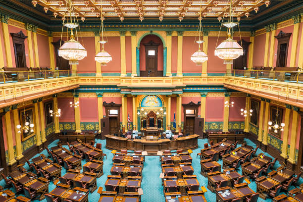 istock Lansing Michigan State Capitol House of Representatives 2184272633