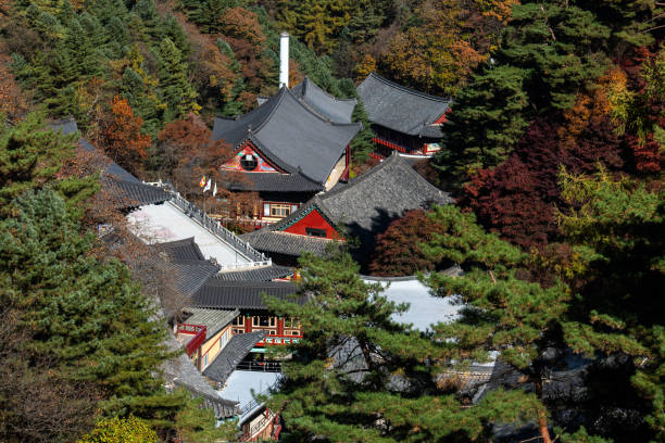 istock high angle of the Buddhist temple 2184276560