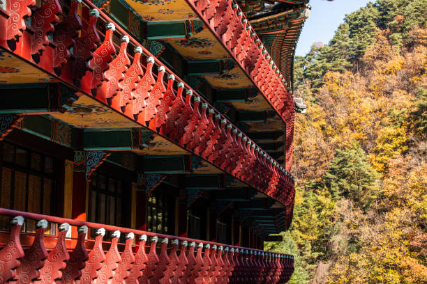 istock multi-floored building in the Buddhist temple 2184276843