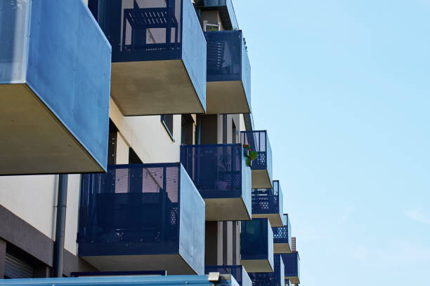 istock New apartment building facade with balconies 2184278061