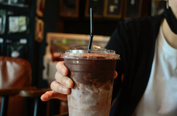 istock Iced coffee in a retro coffee shop 2184281406