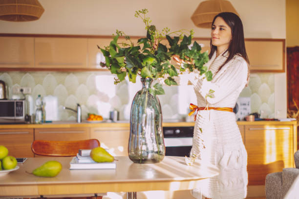 istock Young woman at home 2184283105