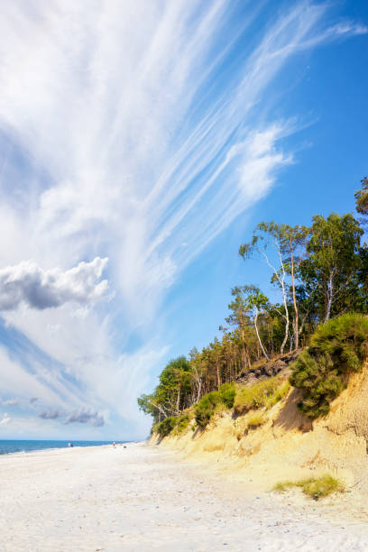 Vacations in Poland - Baltic seashore in Pobierowo, small tourists resort in west pomeranian voivodeship