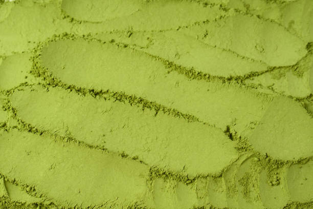 istock Matcha tea, matcha powder as a background. 2184286379
