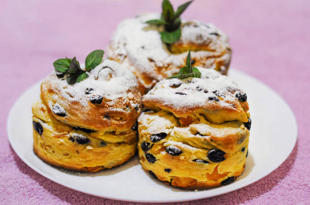 istock Homemade Craffin Pastries with Powdered Sugar 2184295170