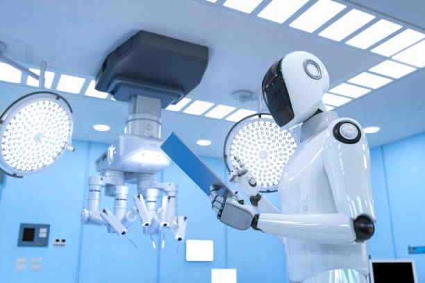 istock Cyborg diagnose in surgery room 2184295959