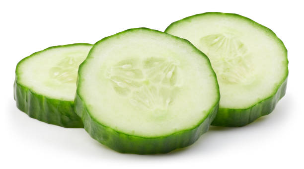 istock Fresh organic cucumber isolated clipping path 2184298373