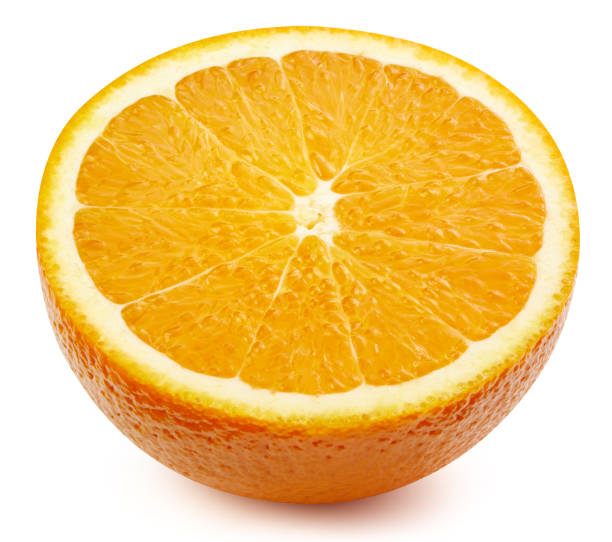 istock Fresh organic orange isolated clipping path 2184298853