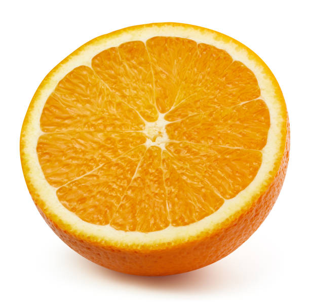istock Fresh organic orange isolated clipping path 2184299010