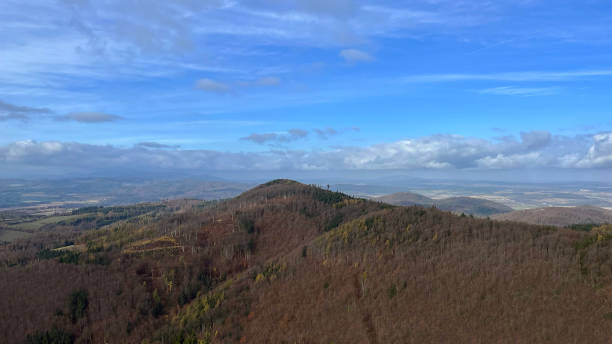 istock Autumn in the mountains, autumn mountains from above. Drone view. 2184301578