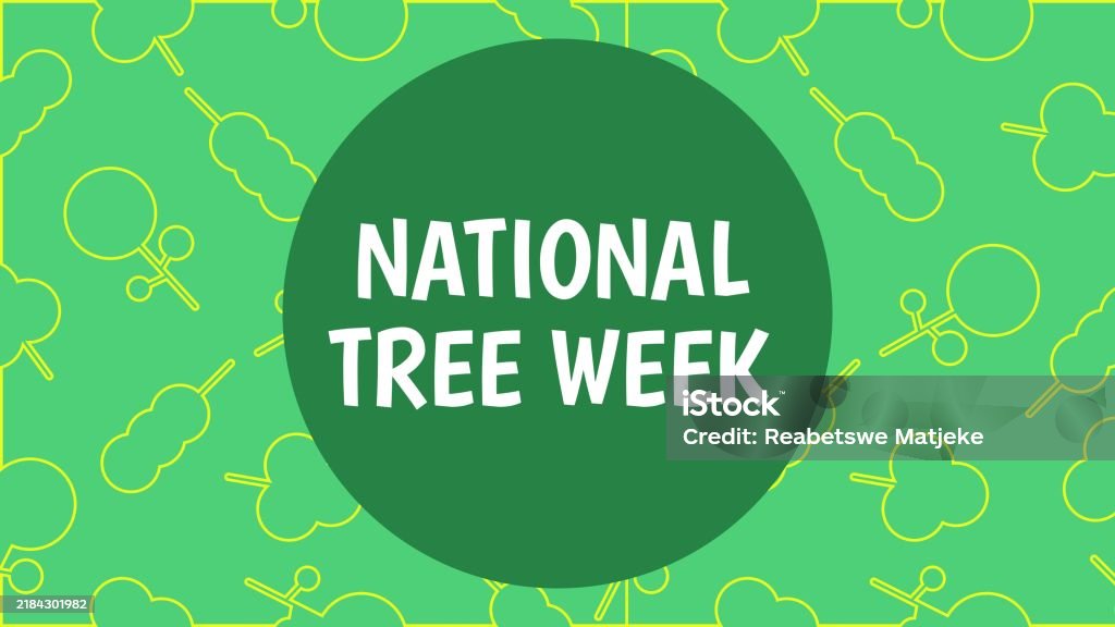 Tree Week Icon National Tree Week Stock Illustration - Download Image Now - Alertness ...