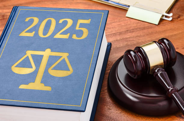 istock Law book with a gavel - 2025 2184304299