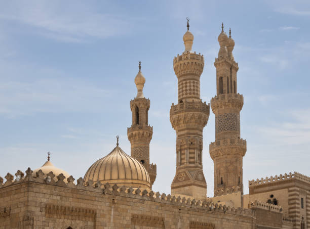 The Al-Azhar Mosque in Cairo, Egypt.