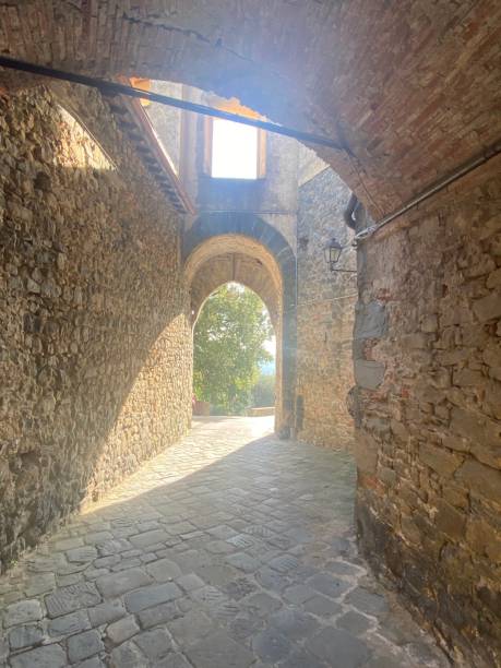 istock Inside the town gate of Massa, Tuscany. 2184307757