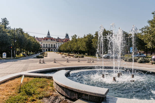 The County Hall (Županija), administrative building in Sombor, Serbia.