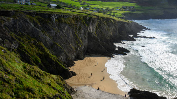 Rugged coast lines of the west of Dingle Peninsula, County Kerry, Ireland